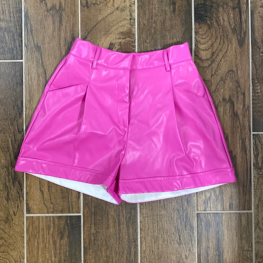 Glam Boutique Leather Shorts